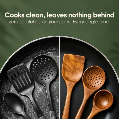 Acacia Wood Utensil Set