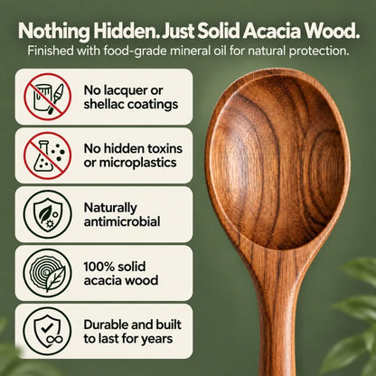 Acacia Wood Utensil Set